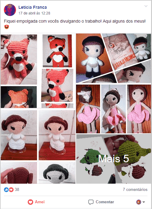 Imagens de Amigurumis de Star Wars